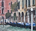 Снег в Венеции.